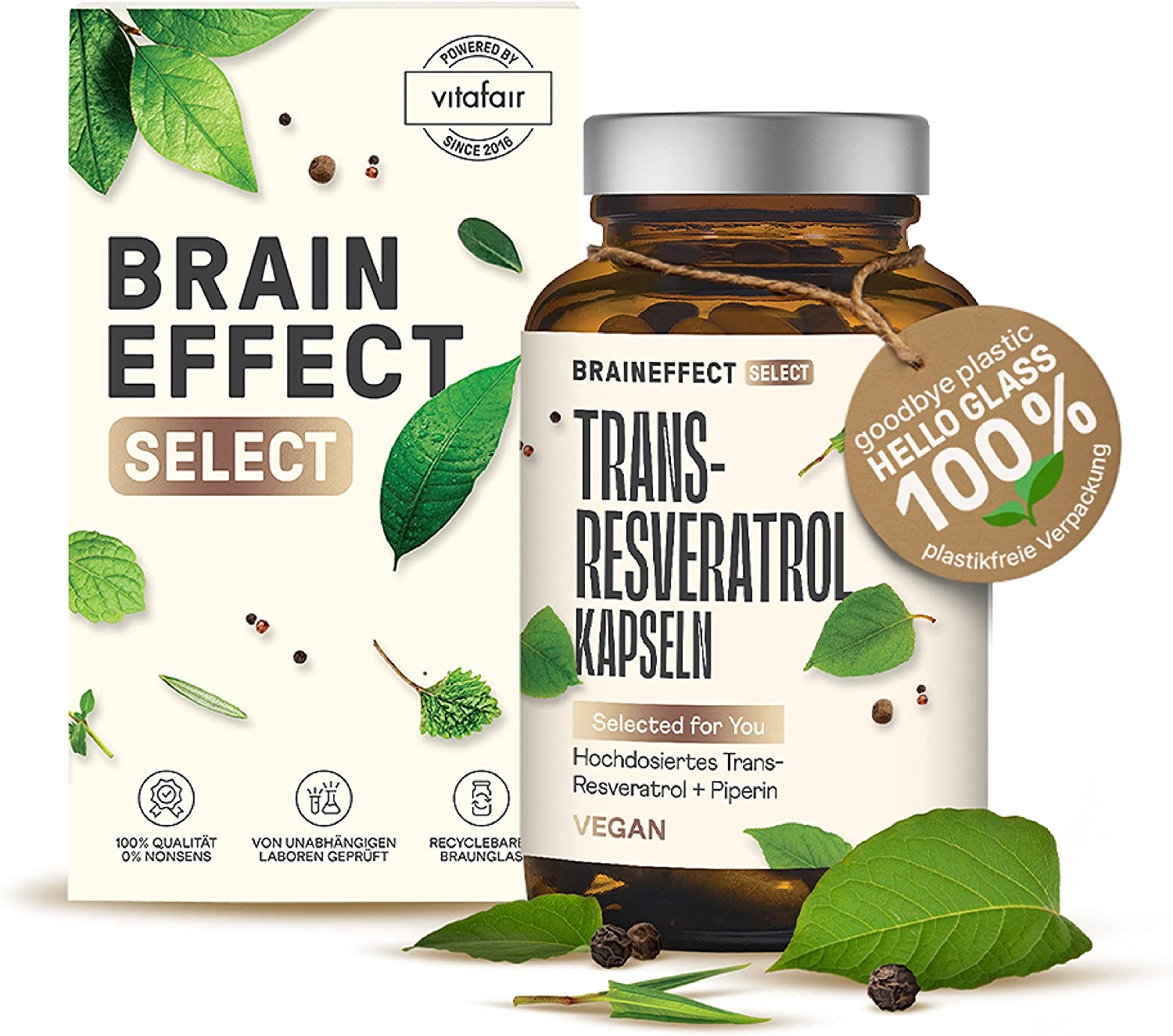 Braineffect Trans-Resveratrol Kapseln
